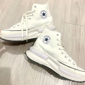 Men’s Cream Converse High Ankle